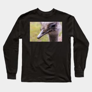 Portrait of common ostrich Long Sleeve T-Shirt